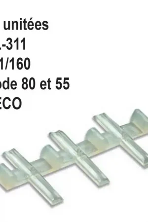 12 éclisses isolées rail Streamline code 80 et 55-N 1/160-PECO SL-311 Expédition Rapide