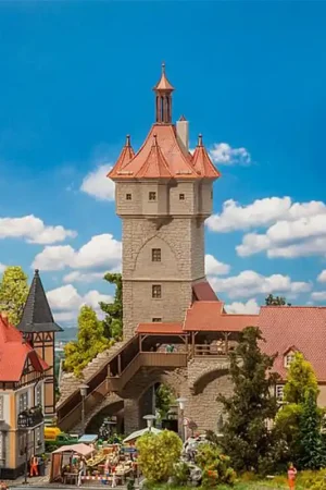 "Porte" de ville fortifiée-HO 1/87-FALLER 130400 Produit De Marque