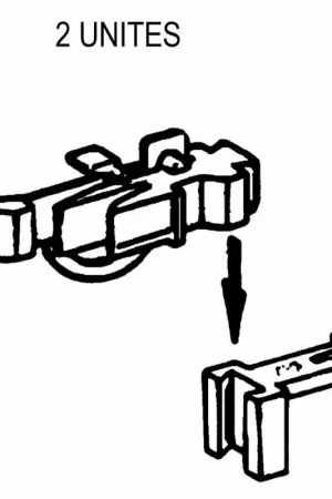 2 attelages et support long NEM réglable en hauteur -HO-1/87-ROCO 40287 Expédié Aujourd'hui