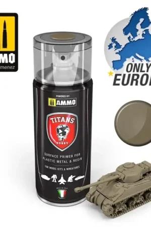 Apprêt Mat Terrasse en Bois - Spray Titans Hobby 400ml - AMMO TTH118 Acheter Direct