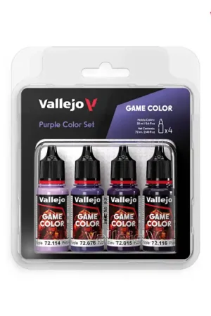 Acheter En Ligne Set Violet, Peintures Acryliques, 4 x 18 ml - VALLEJO 72382