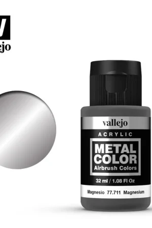 Peinture Magnésium, Metal Color 32 ml - VALLEJO 77711 Réduction