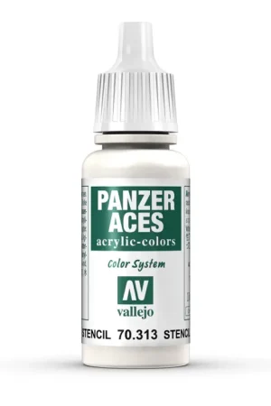 Acheter Direct Peinture Acrylique, 17ml, Panzer Aces Marquage au Pochoir - VALLEJO 70313