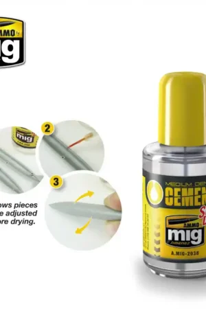 Commander Maintenant Colle dense, séchage lent pour plastique et polystyrène, 30 ml - AMMO 2038