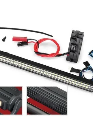Kit Traxxas 8029 Rampe lumineuse a Led + Alimentation 3V, 0,5A pour TRX-4 Offre Spéciale
