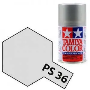 Super Prix Peinture Lexan PS36 argent translucide - Tamiya 86036