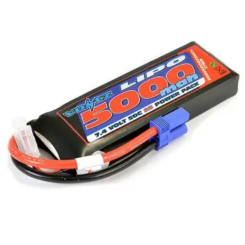 Bon Plan Batterie Lipo 2S 7.4V Voltz 5000mah 50C EC5