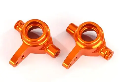 2 Fusées de direction G et D alu anodisées orange - Traxxas 6837A Retour Gratuit