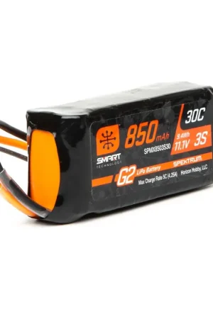 Spektrum Accu lipo Smart G2 11.1v 850mah 30C IC2 - SPMX8503S30 Promotion Saisonnière