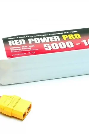Batterie LiPo 14,8V 5000mAh XT90 Red Power Pro - 19125 Dernière Chance