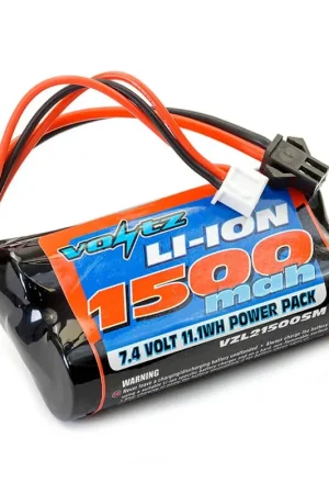 Batterie li-ion Voltz 7,4V 1500mAh prise SM2.5 - VZL21500SM Prix Réduit