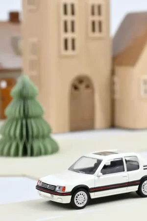 Voiture miniature 1/43 Peugeot 205 GTi 1986 Blanc Meije Jet-car Norev 471738 Jusqu'à Épuisement Des Stocks
