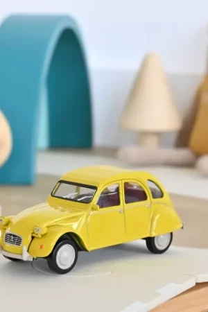 Voiture miniature 1/43 Citroën 2CV 6 Club 1979 Jaune Mimosa Jet-car Norev 150512 Nouvel Arrivage