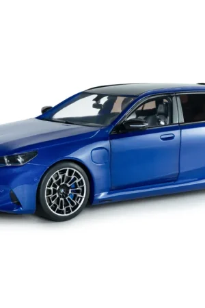 Marque Solido S1814801 Voiture miniature collection 1/18 BMW M5 TOURING – M bleu marine Metallic – 2024