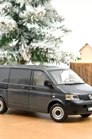 Voiture miniature collection 1/18 VW Transporter 2003 Gris anthracite Norev 188616 Dernier Modèle
