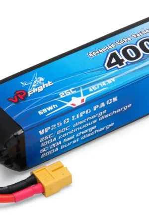 Batterie Lipo 4S 14,8V 4000mAh 25C XT60 Authentique