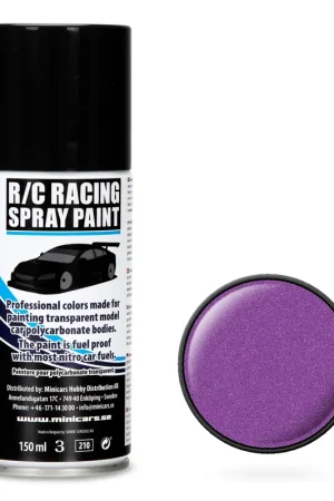 Peinture Lexan pour carrosserie violet métallisée 150ml - HN1205 Nouveauté