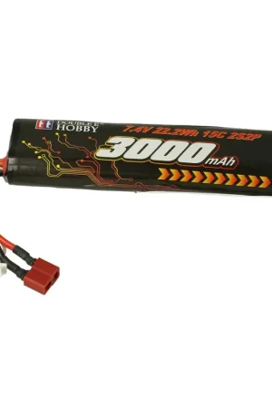 Offre Exclusive Batterie Li-ion 7,4V 3000mAh DoubleE prise Dean pour EC160 - DE2034