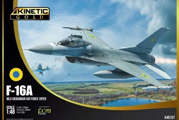 F-16A Ukraine AF (avec PIDS) 1/48 - Kinetic 48157 Meilleur Choix