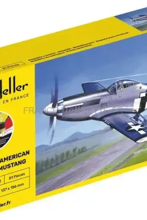 Starter kit Mustang P-51 - Heller 56268 Soldes