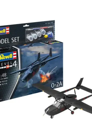 Petit Prix REVELL 63819 Cessna O-2a Kit Complet - Échelle 1/48