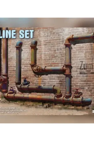 Authentique MINIART 35652 Ensemble De Pipelines - Échelle 1/35