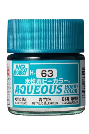 pot acrylique 10 ml H-063 Bleu Métallique Brillant Mr Hobby Gunze Aqueous Prix Réduit