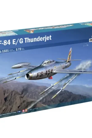 Remise ITALERI 1321 F-84 E/G Thunderjet - Échelle 1/72
