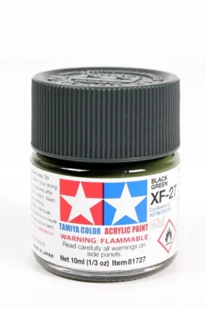 XF27 Vert Noir Mat Tamiya - Peinture Acrylique 10ml Nouvel Arrivage