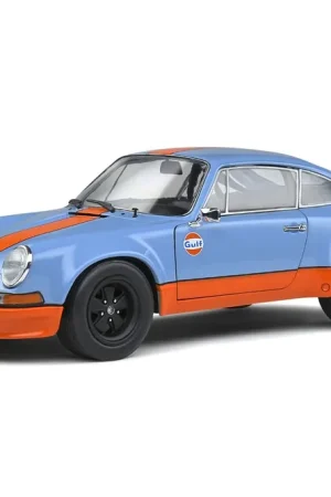 Retour Gratuit SOLIDO Porsche 911 RSR Gulf Blue 1973 1/18 - S1801115