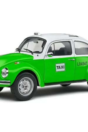 Volkswagen Beetle 1300 Mexican Taxi Green 1974 1/18 SOLIDO - S1800521 Achat Immédiat