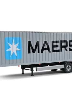 Container Trailer Maersk 1/24 SOLIDO - S2400505 Usine Directe