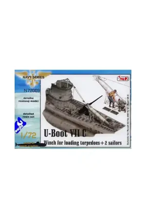 Marque CMK Maquettes Bateau n72009 TREUIL DE CHARGEMENT TORPILLES 1/72