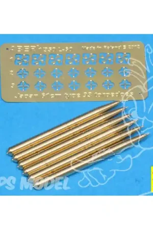 Aber 350L60 Set 6 de futs de canons 61cm type 93 pour Torpedoes Japonais 1/350 Satisfait Ou Remboursé