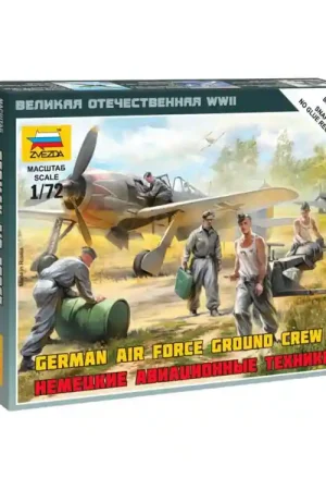 Zvezda maquette avion 6188 Mécaniciens Luftwaffe 1/72 Dernier Modèle
