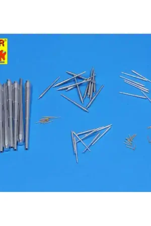 Aber 200L04 Set de canons pour Bismarck 1/200 Usine Directe