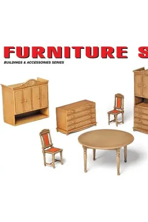 Accessoires de décor de guerre 1/35 Set de mobilier divers - Mini Art Populaire