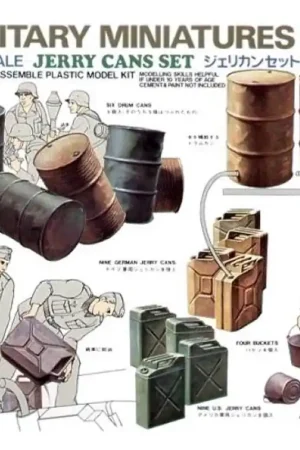 Accessoires de dioramas Jerry Can Set - Tamiya Certifié