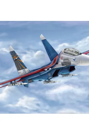 Marque Maquette Avion SU-27UB Flanker C russe - Trumpeter
