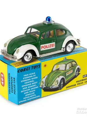 Miniature 492 Volkswagen European Police Car Remise