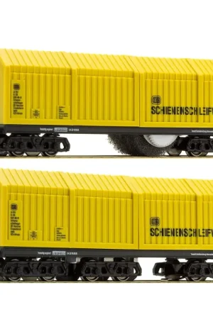 2 wagons nettoyeurs de voies - Lux Modellbau 9633 - HO 1/87 - 3R Populaire