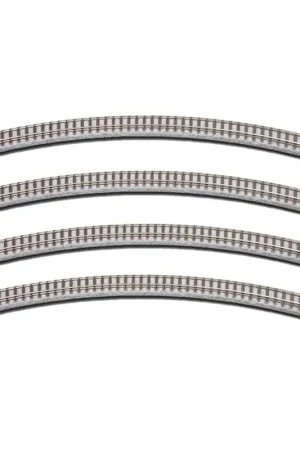 4 rails courbés R220-45° - Rokuhan 7297004 - Z 1/220 Satisfait Ou Remboursé