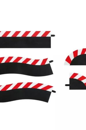 5 Bordures pour voie des arrêts aux stands - Carrera 20602 - 1/24 Promotion Saisonnière