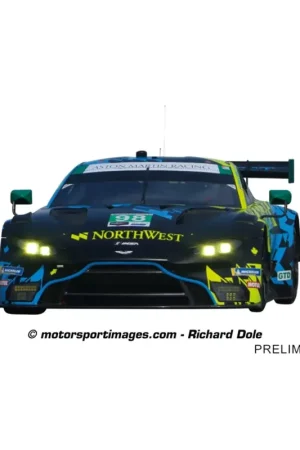 Affaire À Saisir Aston-Martin Vantage GT3 (Northwest, No.98) Rolex 24H - Carrera Evolution 27783 - I 1/32 - Analogique