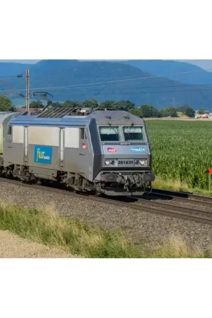 Locomotive électrique bicourant BB 26163R "Fluo Grand Est" - Jouef HJ2470 - HO 1/87 - SNCF - EP VI - Analogique Promotion Saisonnière