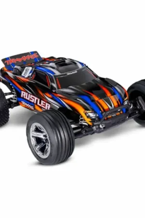 Meilleure Vente Rustler 4x2 BL-2s clipless - Traxxas 37354-4-ORNG - 1/10