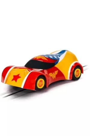 Voiture Justice League Wonder Woman - Micro Scalextric G2168 - S 1/64 - Analogique Nouvel Arrivage