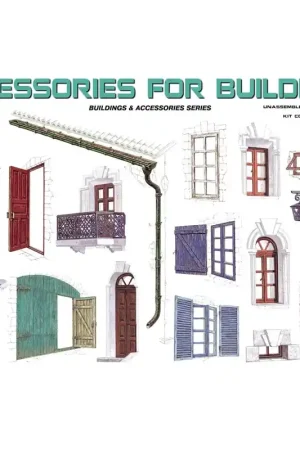 MINIART 35585 MAQUETTE ACCESSORIES FOR BUILDINGS 1/35 Expédition Rapide