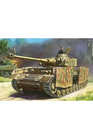 ZVEZDA 6240 MAQUETTE MILITAIRE CHAR MOYEN ALLEMAND PZ.KPFW.IV AUSF.H 1/100 Livraison Express