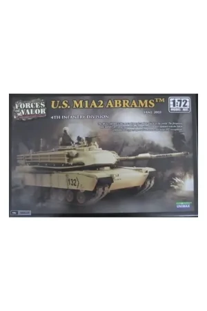 Pas Cher FORCES OF VALOR 87015 MAQUETTE MILITAIRE CHAR U.S. M1A2 ABRAMS 1/72